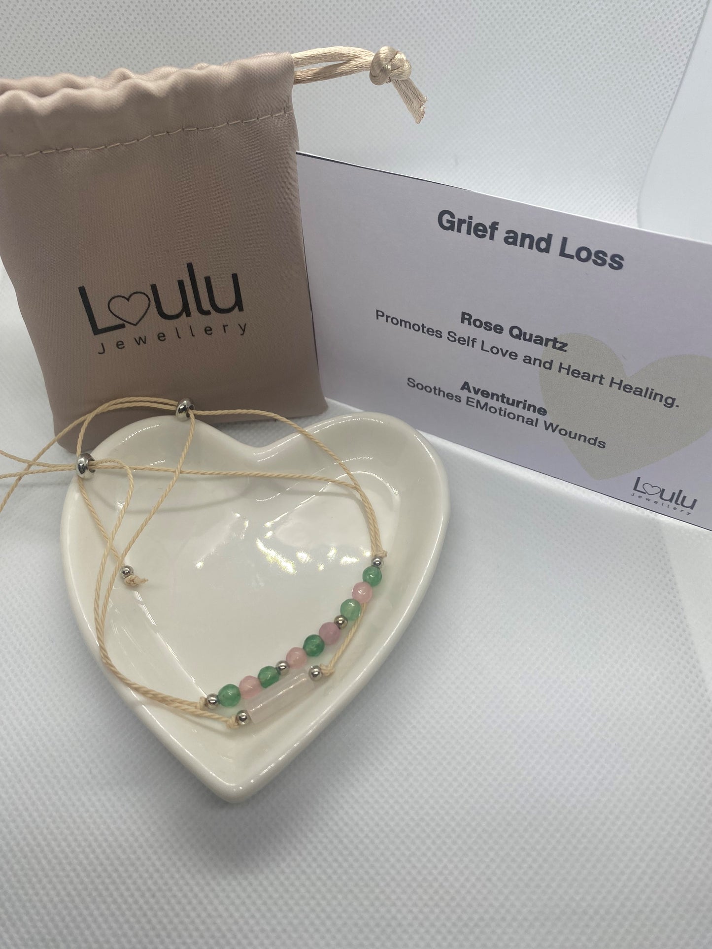 Grief and Loss Healing Crystal Bracelet