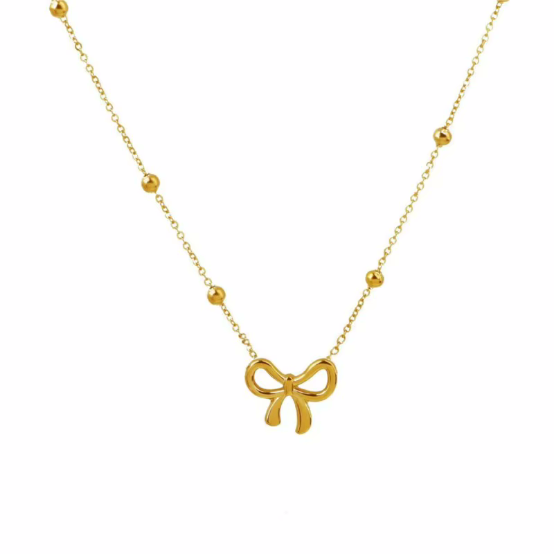 Loulu bowknot pendant necklace
