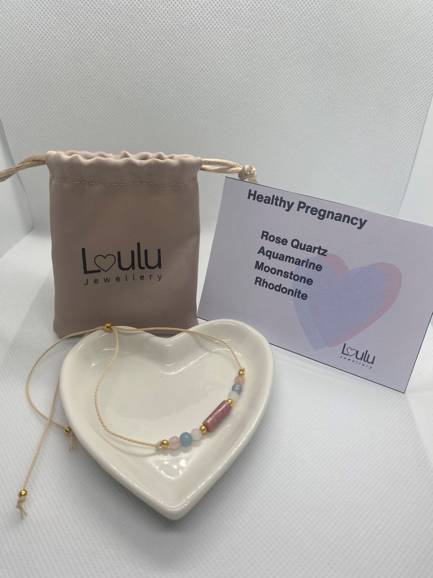 Healthy Pregnancy crystal bracelet