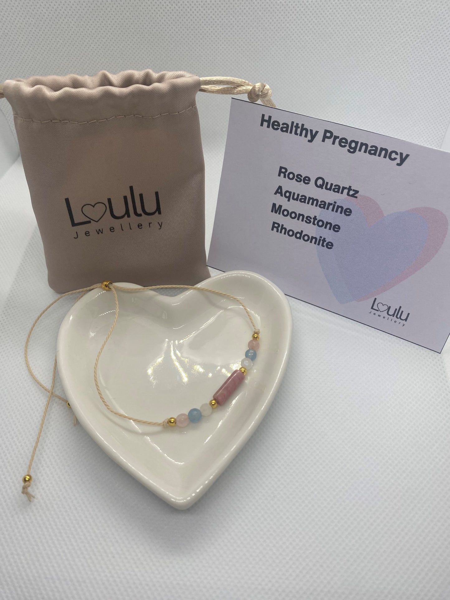 Healthy Pregnancy crystal bracelet