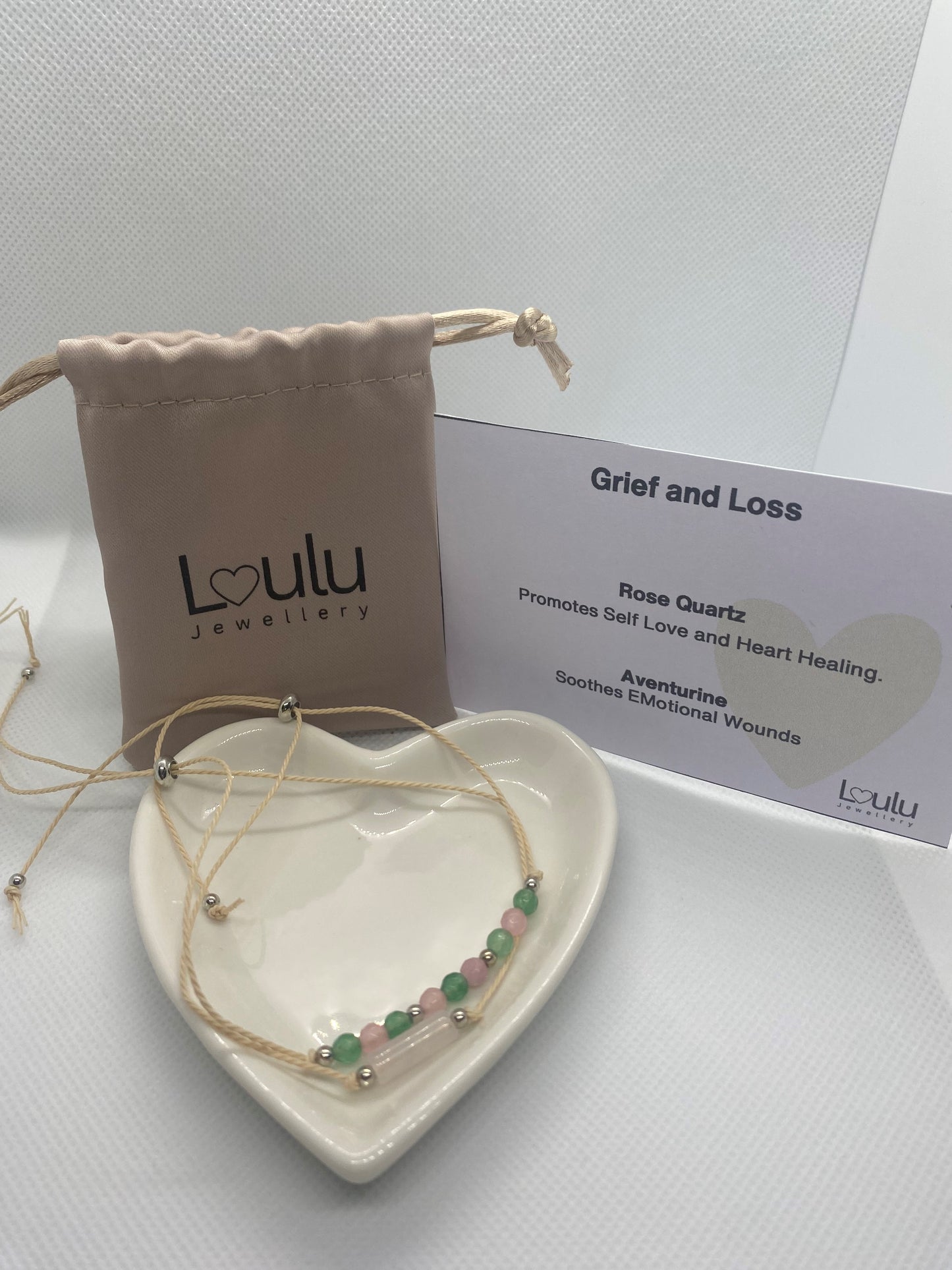 Grief and Loss Healing Crystal Bracelet