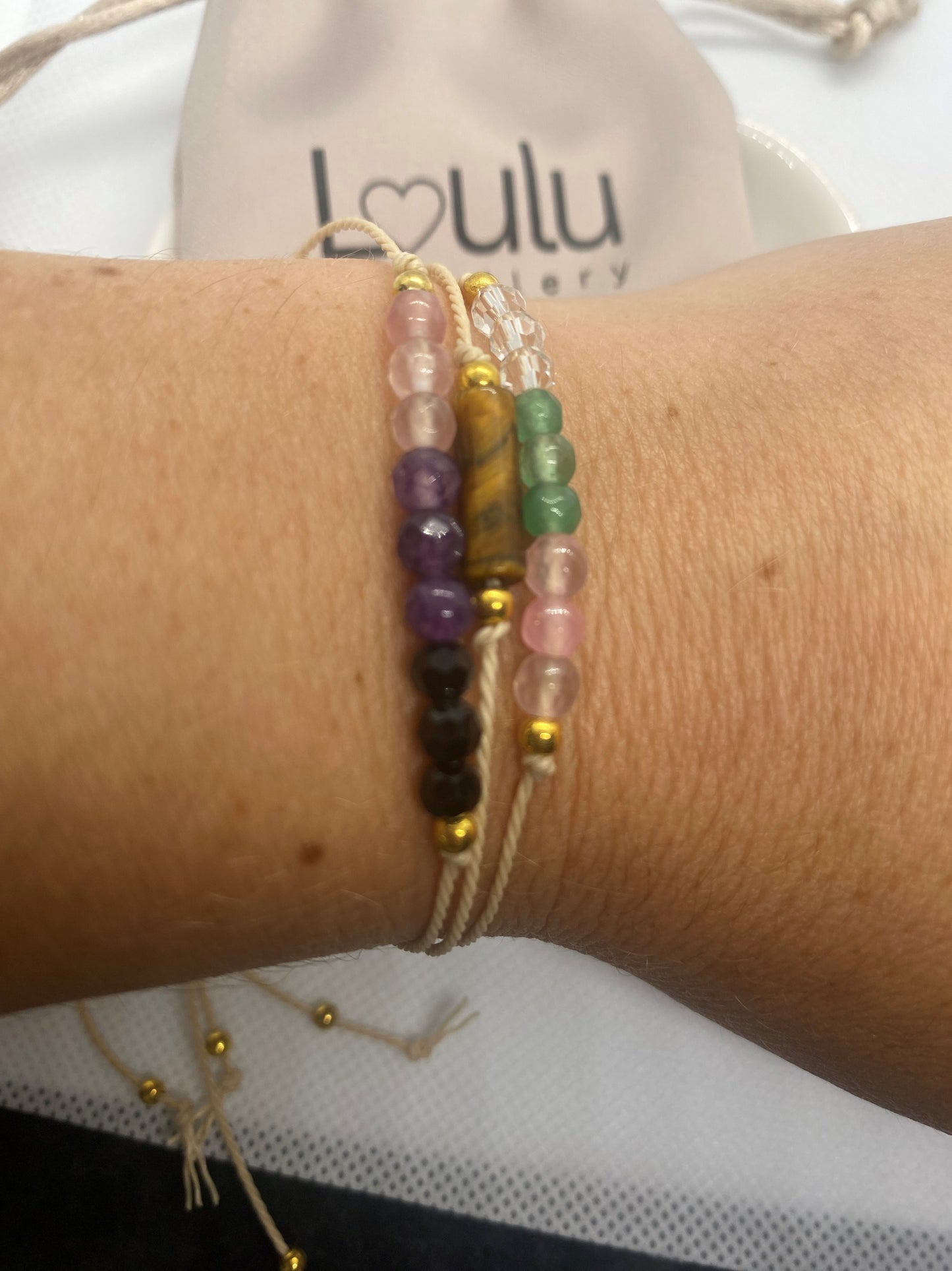 Protective and relieve Anxiety  Crystal Bracelet