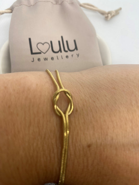 Snake Chain knotted Bracelet