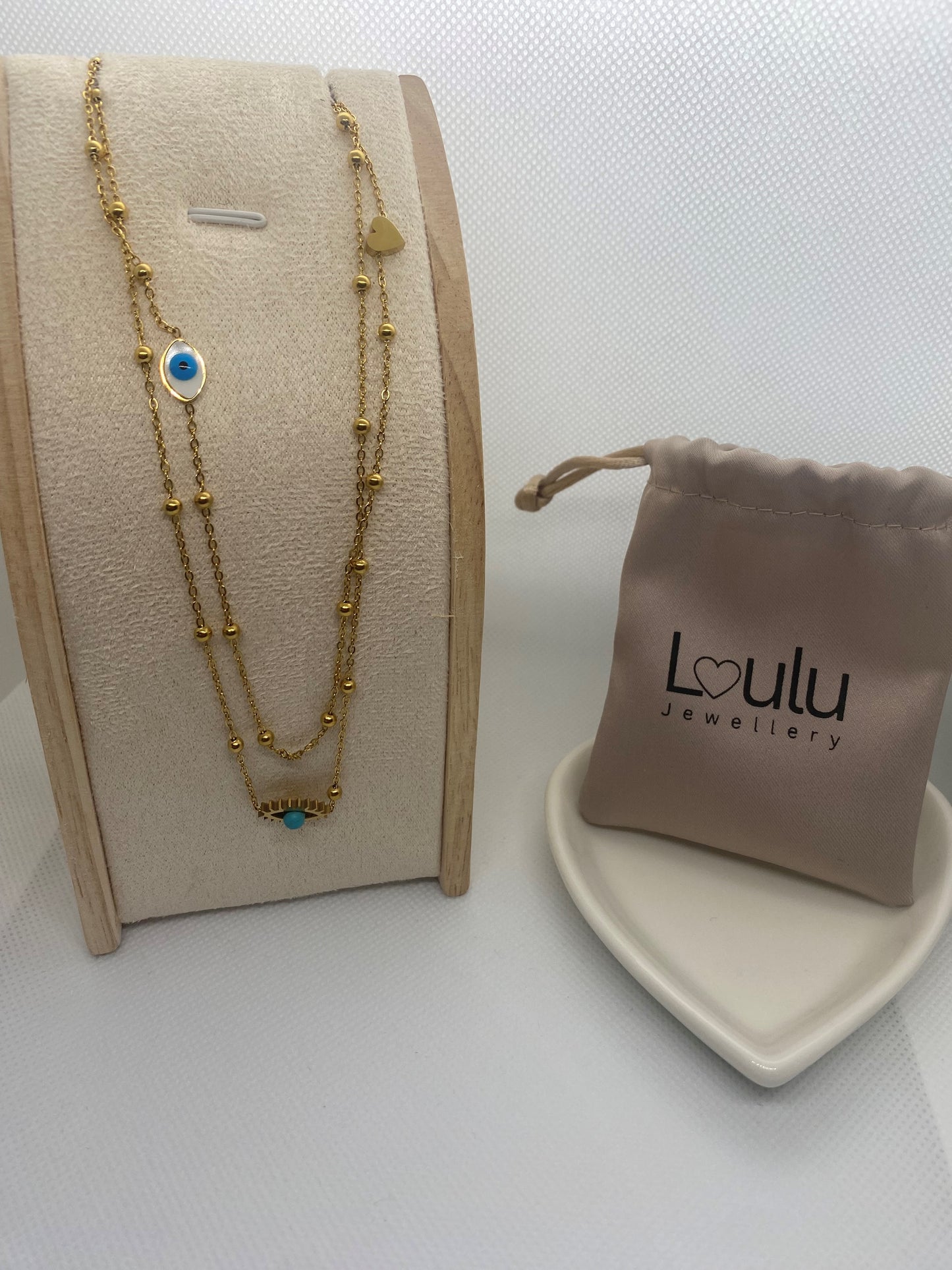 Evil Eye Multilayer Pendant