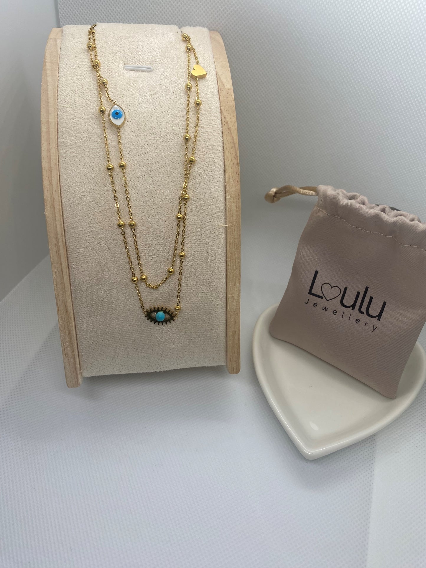 Evil Eye Multilayer Pendant