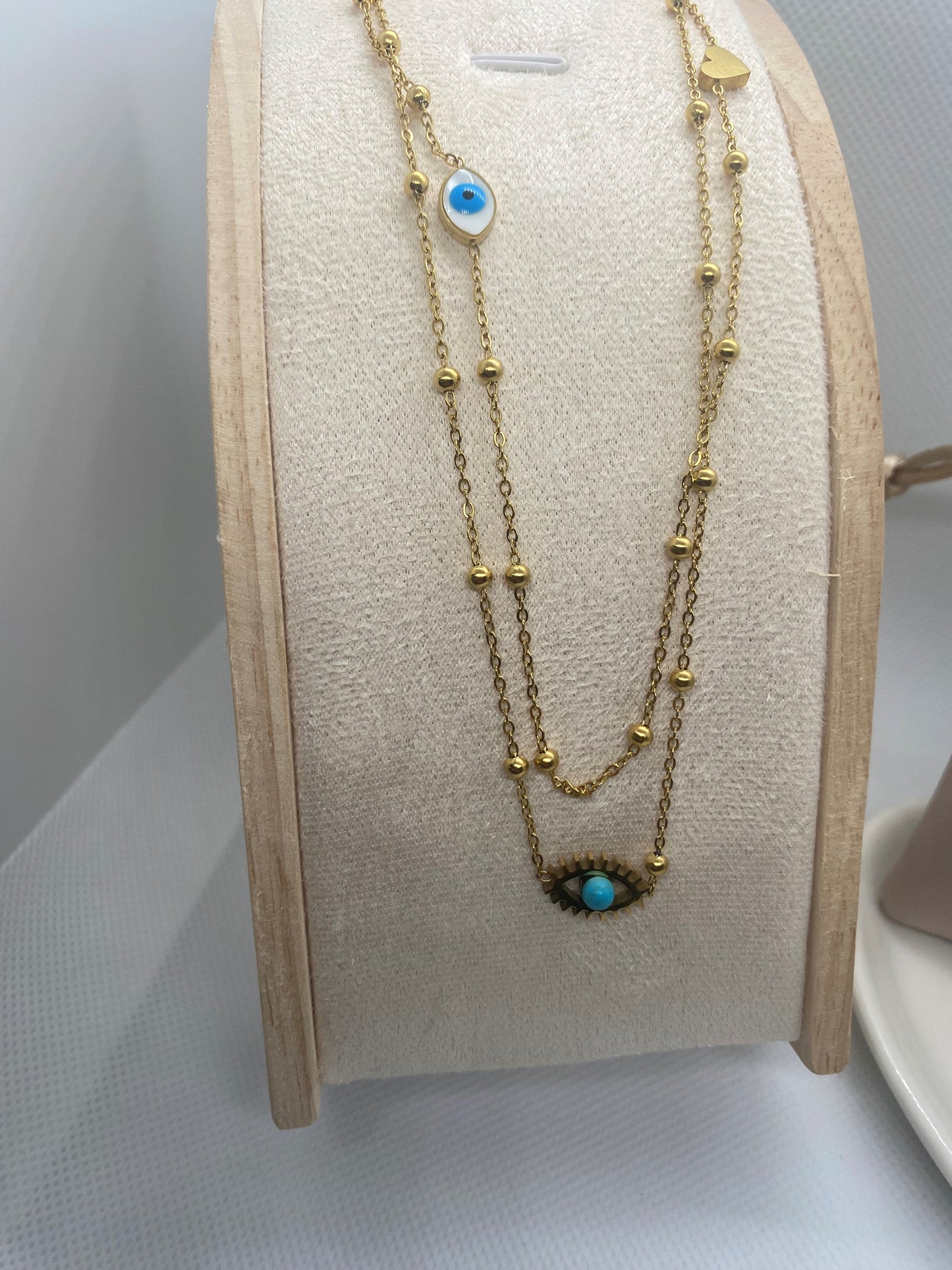 Evil Eye Multilayer Pendant