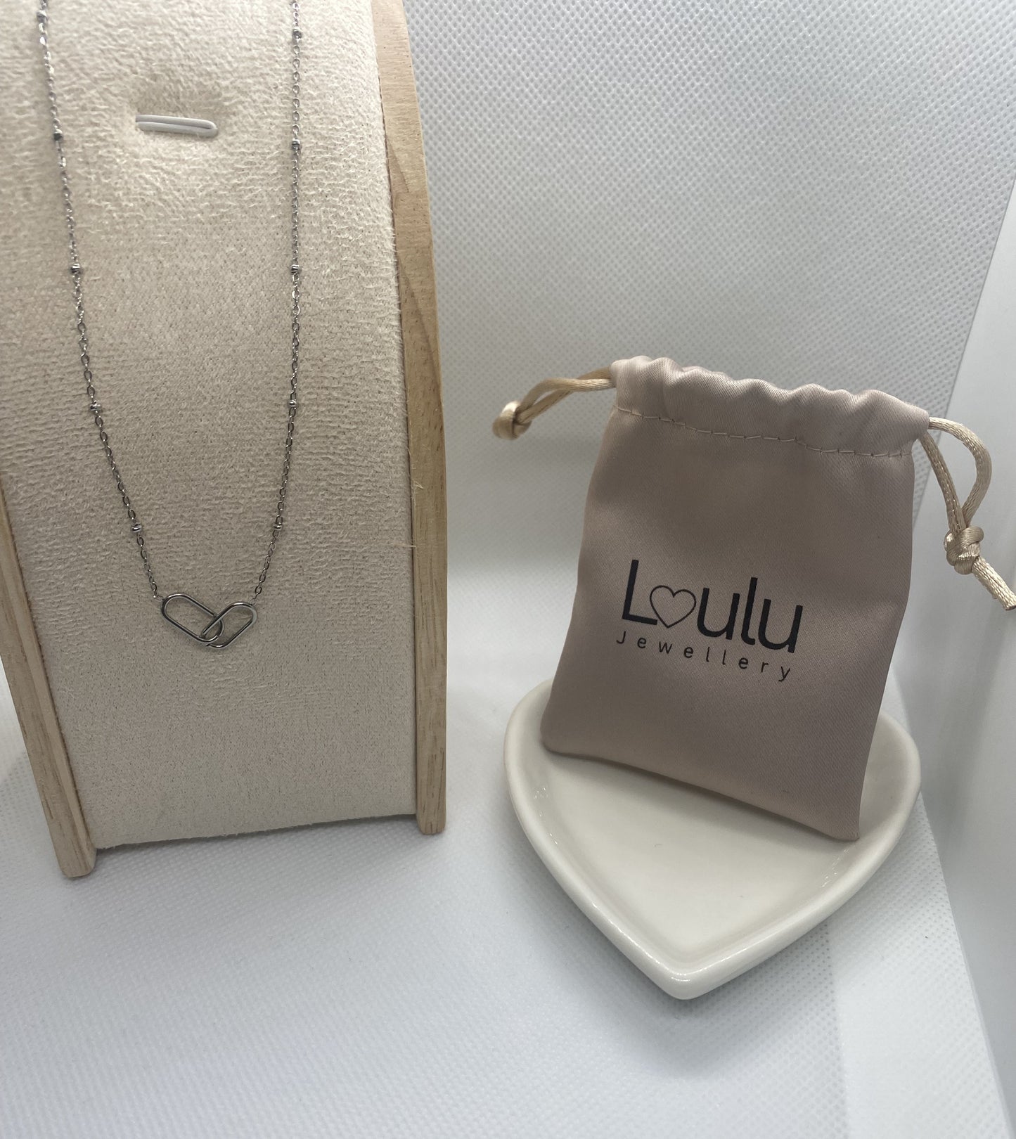 Paperclip Infinity Pendant