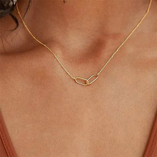 Paperclip Infinity Pendant