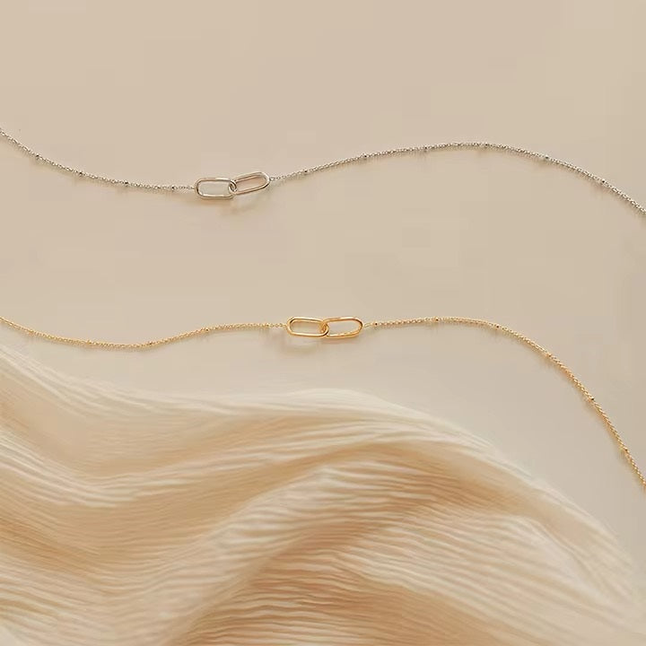 Paperclip Infinity Pendant